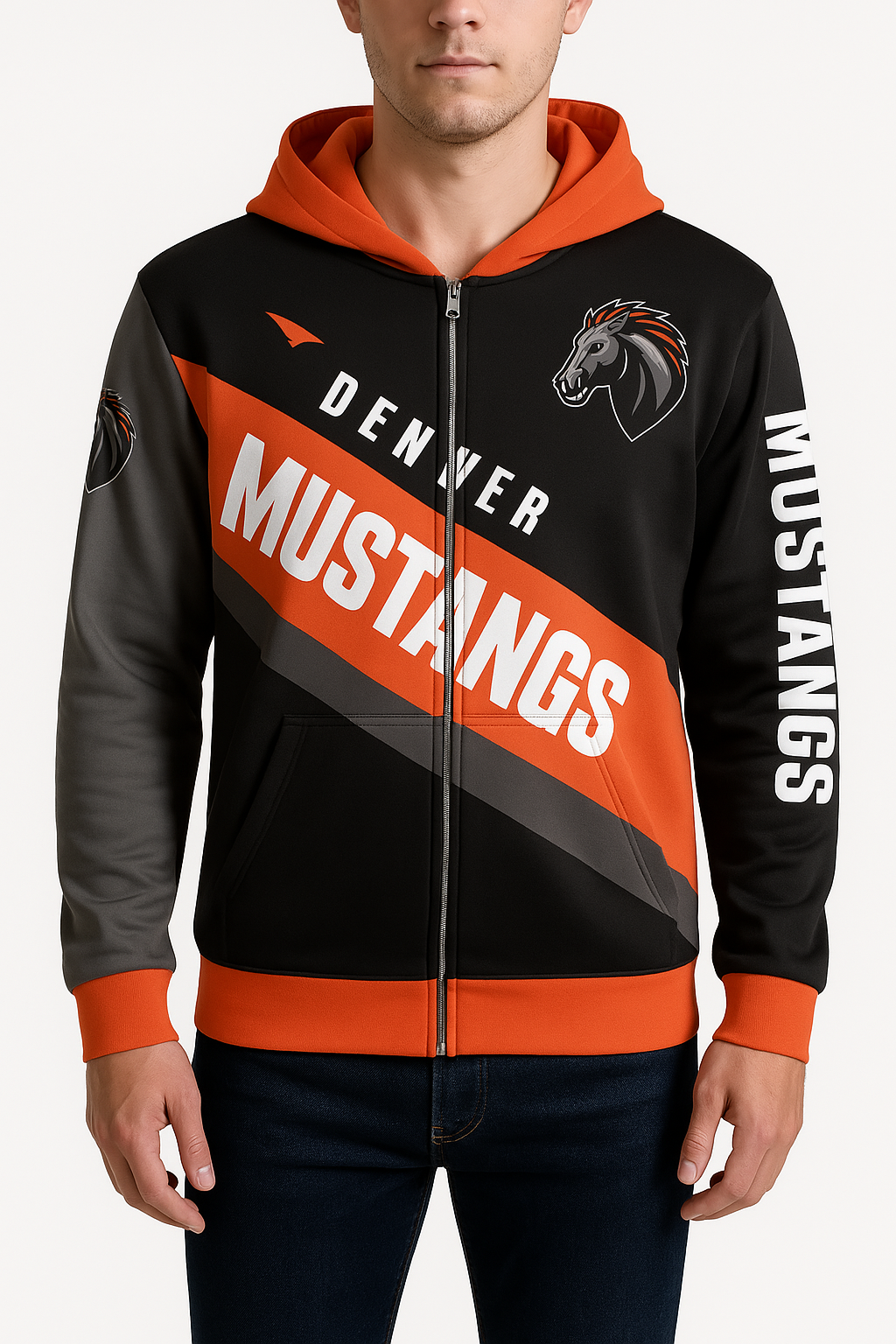 Men's Full Zipper Hoodie