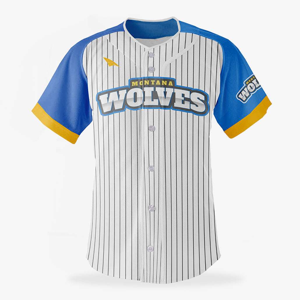 Custom Full-Button Baseball Jersey