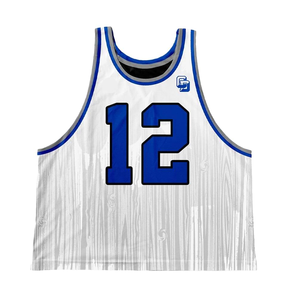 Men_s lacrosse pinnie reversible 2 ply white