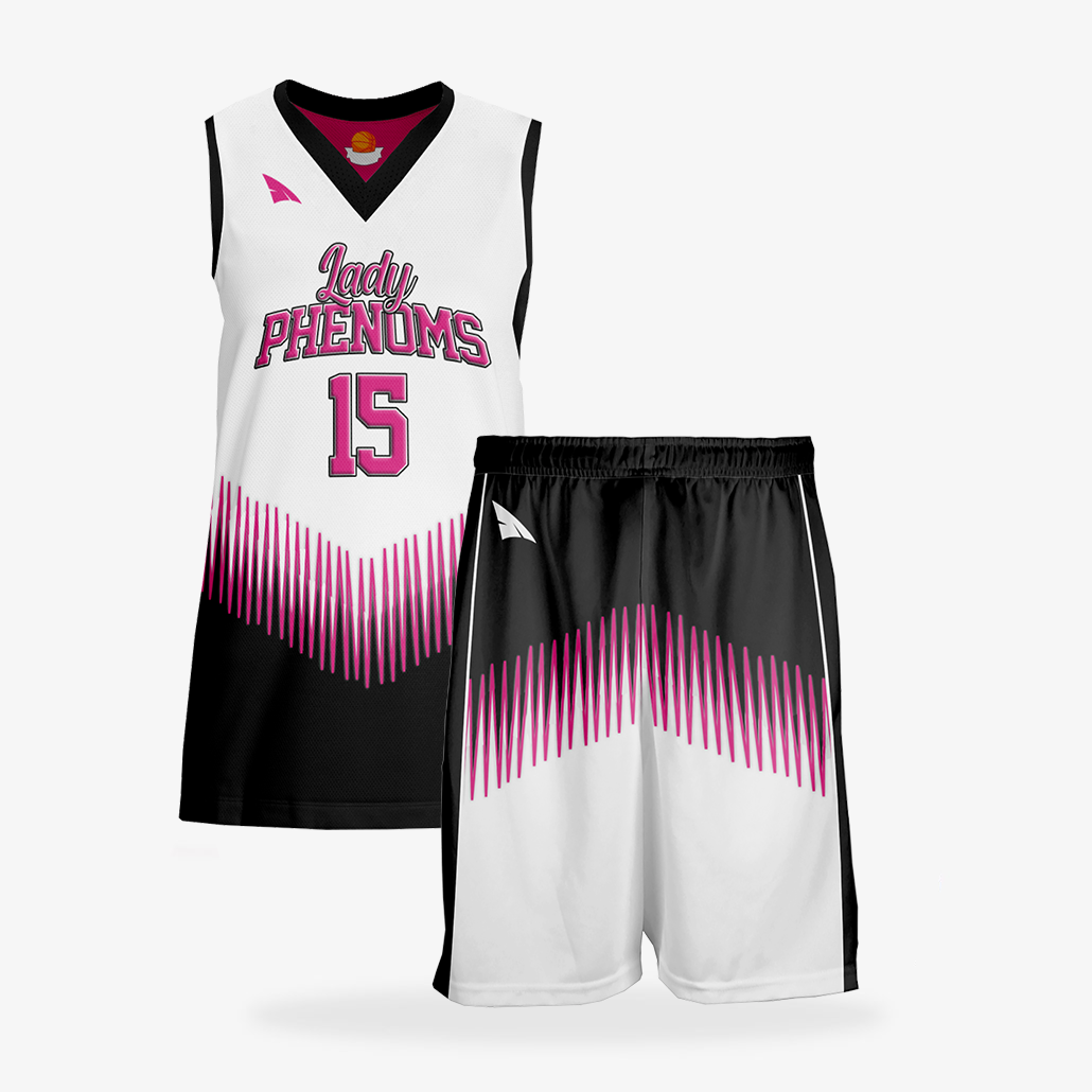 Women's Pro Basketball Reversible Uniform Set