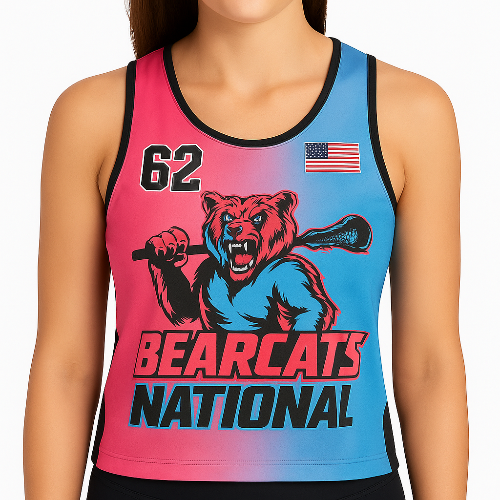 Women's Lacrosse Racerback Reversible Pinnie