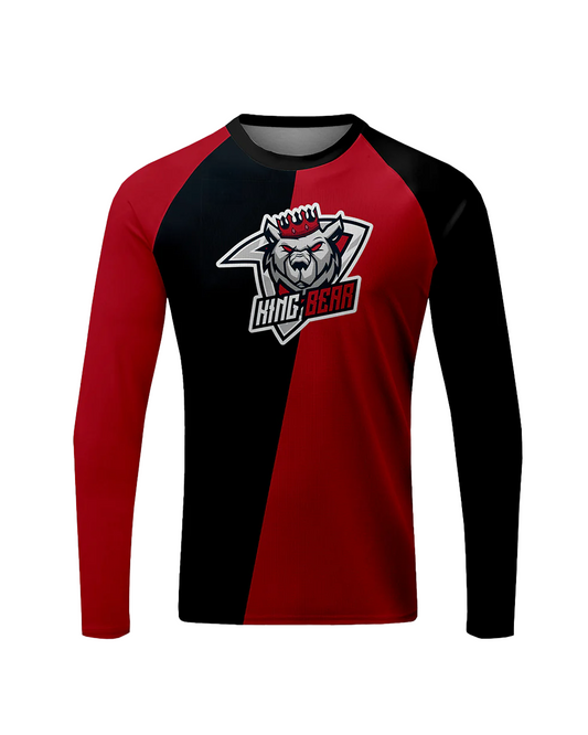 Men's crew neck t-shirt long sleeve