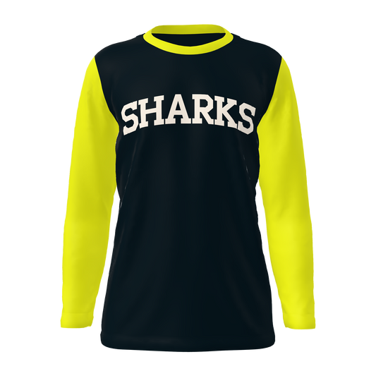 Custom Long Sleeve Shooter Shirt – Front view