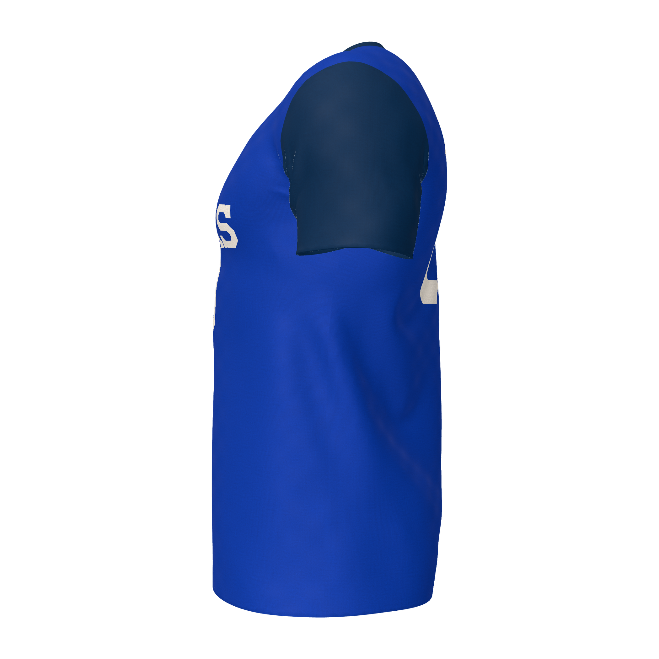 Custom Soccer Jersey – Left side view