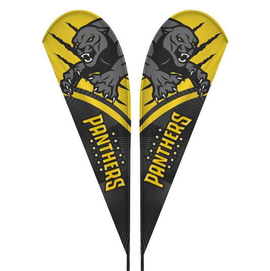 Teardrop flag double sided graphic with hardware 10 ft