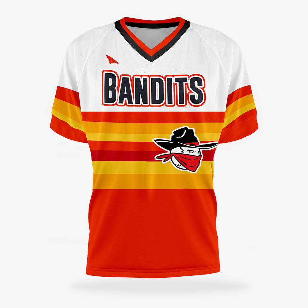 Customs Baseball V-Neck Jersey